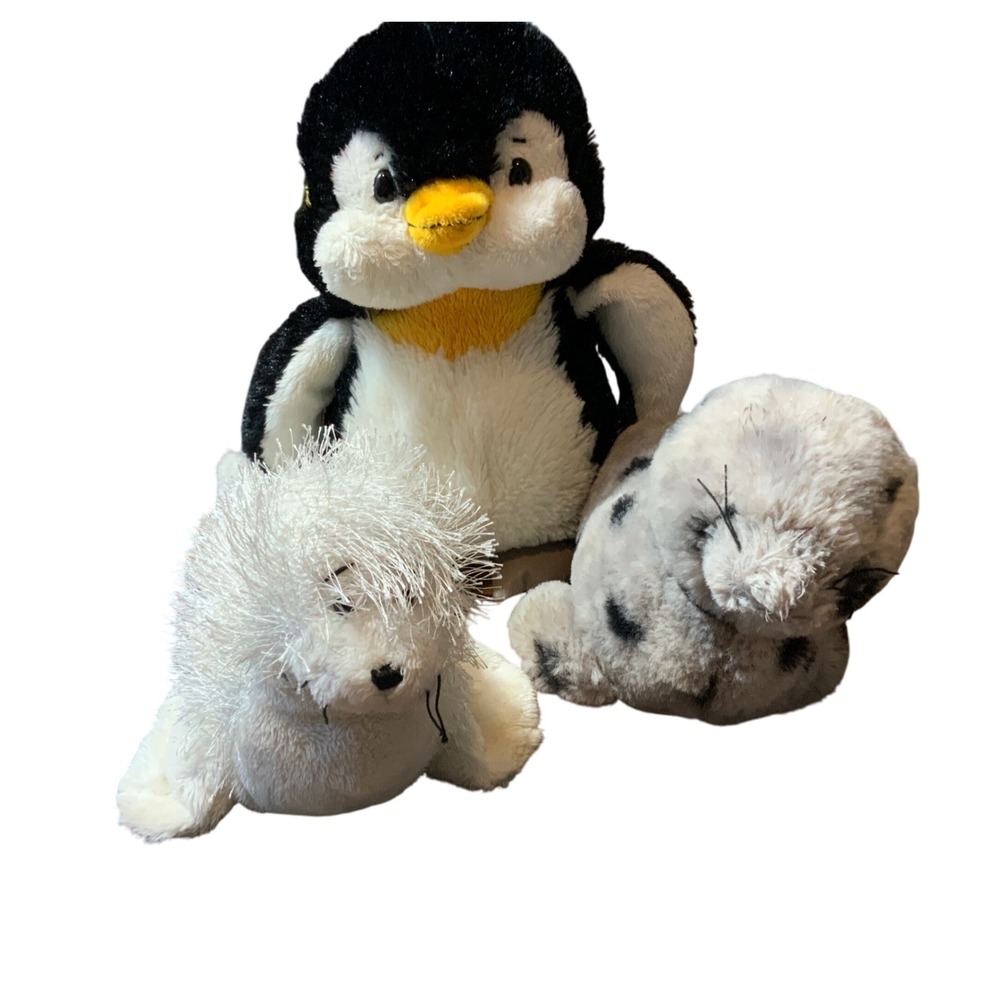 BUNDLE- GANZ Penguin and Seal & Mary Myer Seal plush